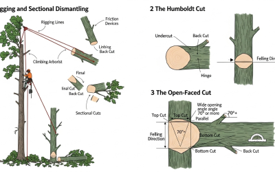 Tree Felling Cuts: A Technical Guide to Controlled Removal